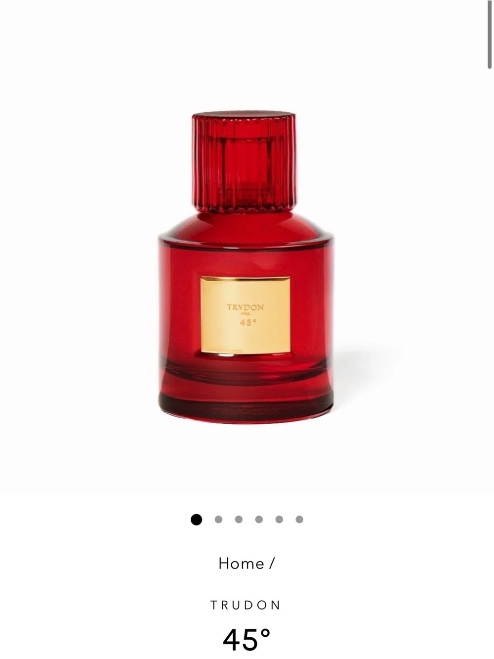 Trudon 45° Perfume 100ml brand new
